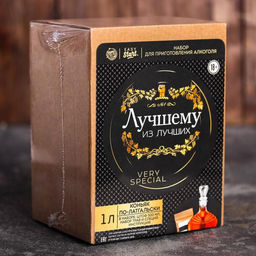 Подарочный набор для приготовления алкоголя Коньяк: набор трав и специй, штоф 500 мл., инструкция