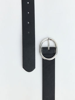 Deri G?r?n?ml? Kad?n Kemer