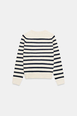 STRIPED KNIT JUMPER - Zara фото 11