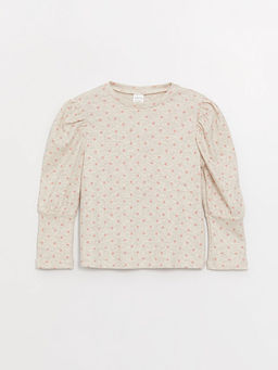 Bisiklet Yaka Uzun Kollu K?z Bebek Ti??rt