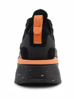 04-S77-41 BLACK Кроссовки женские (натуральная кожа, натуральная замша)