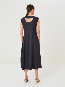 Платье изо льна с напылением - Stilla фото 4