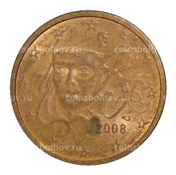 2 евроцента 2008 года Франция