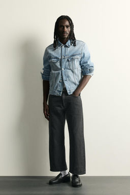 JEANS LOOSE CROPPED FIT / Carb?n
