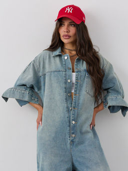 Комбинезон джинсовый брючный ZADUMOV №4