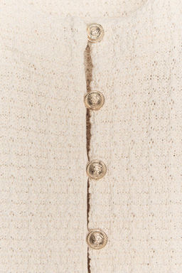 RUFFLED KNIT CARDIGAN - Zara фото 11