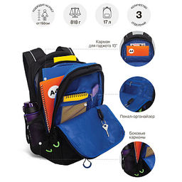 RU-638-3 Рюкзак - Grizzly фото 31