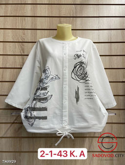 Рубашка женская свободная - Bruno фото 3