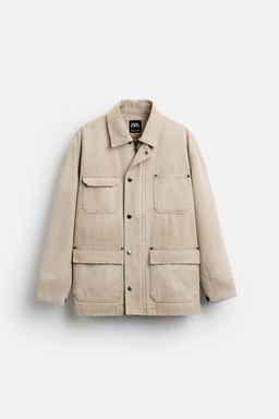FADED CANVAS JACKET - LIMITED EDITION - Zara фото 7