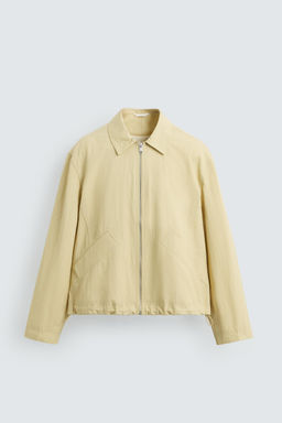 STRUCTURED CROPPED FIT JACKET - Zara фото 7