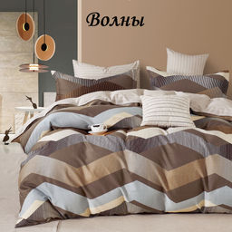 Комплект постельного белья Вираж, САТИН ЭЛИТ евро - День и ночь фото 2