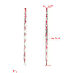 Серьги длинные на гвоздиках арт. 13 1633 (id 259127) - Rada фото 2