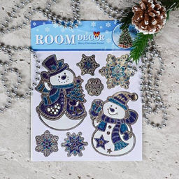 Наклейка новогодняя 18х23 Новый год / 610-279 /уп 12/300/ - Галеонтрейд фото 2