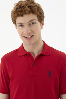 U. S. Polo Assn / Мужская красная базовая футболка - U.s. polo assn фото 2