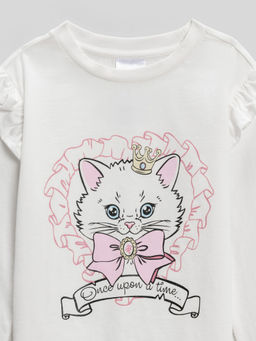 ACOOLA / Набор детский для девочек ((1)джемпер и (2)брюки) Bemmi белый фото 6