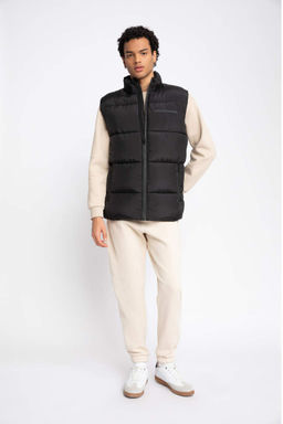 Надувной жилет Slim Fit с высоким воротником Надувной жилет - Defacto фото 5