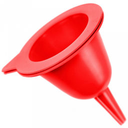 Садовник Воронка пластмассовая 12,5см, д/внутренний 8,1см, съемное ситечко д7,2см, красный, ГОСТ Р 50962-96 (Россия)