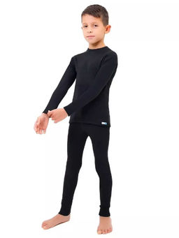 Комплект термобелья SAIMAA_X-LINE детский, черный