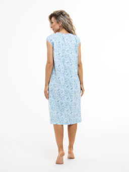 Ночная сорочка женская, цвет голубой