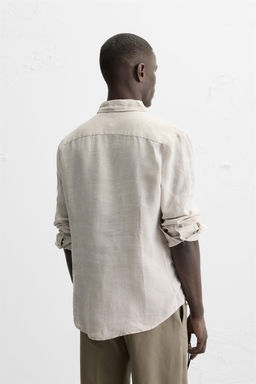 100% LINEN SHIRT - Zara фото 34
