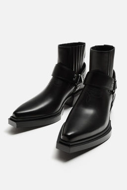 COWBOY BOOT WITH HARNESS - Zara фото 2
