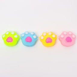 Цена за 12 шт. Сквиш антистресс - игрушка «Лапка» с пастой, МИКС