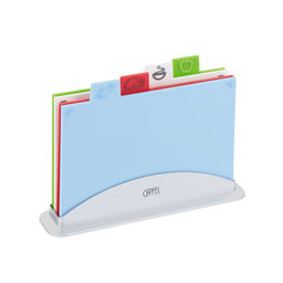 50963 GIPFEL Набор досок разделочных GALAXY из 4 шт. на подставке. Размер досок: 29х22,5х0,6см. Материал: пластик