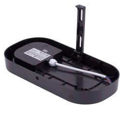 ULW-Q282 20W/3000K+4000K+6500K IP65 BLACK Светильник светодиодный влагозащищенный. Овал. Переключатель на корпусе: Теплый(3000K)/Белый(4000K)/Дневной(6500K). 255x128x50мм. Корпус черный. ТМ Volpe