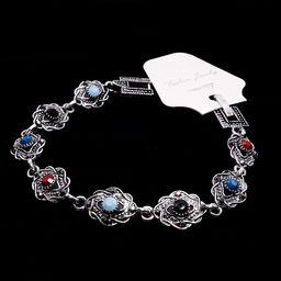 Браслет Сакура металл и камни привлекает эергии любви и счастья