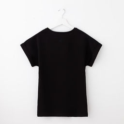 Футболка женская MIST basic, размер 40-42, чёрная