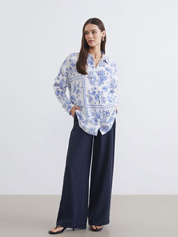 Beli Lastikli Geni? Pa?a Kad?n Pantolon