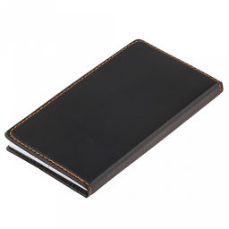 Ежедневник недатированный 9,7х17,3см, 96 листов в линейку, сшитый внутренний блок, обложка иск/кожа съемная, цвет черно-коричневый, матовый (Китай) - Домашняя мода фото 7