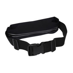 Спортивная сумка чехол на пояс LuazON, управление телефоном, отсек на молнии, чёрная - Luazon home фото 2