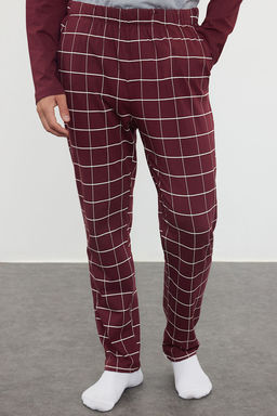 TRENDYOL MAN Yesil %100 Regular Fit Pamuk Ekose Orme Pijama Tak?m? THMAW21PT0879 - Trendyolmilla фото 5