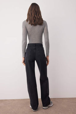 Trendyolmilla Ac?k Mavi Yuksek Bel Wide Leg Jeans TWOSS25JE00278  фото 4