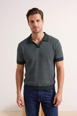 TRENDYOL MAN Lacivert Limited Edition Relaxed K?sa Kol Polo Yaka Triko T-shirt TMNSS23PO00026 - Trendyolmilla фото 31