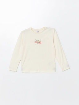 Bisiklet Yaka K?z ?ocuk Ti??rt