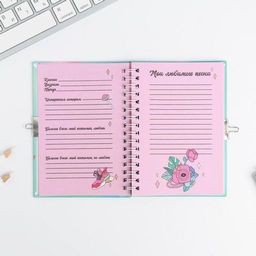 Анкета в твердой обложке на замочке Анкета енотик, А6 40 л - Artfox фото 7