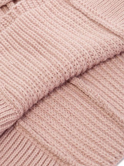 Шапка жен. шерсть+акр LB-BR55036 dirty pink - Labbra фото 8