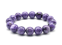 Браслет из чароита шарик 14мм, 60г