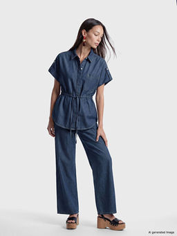 Джинсы Beli Lastikli Wideleg Kadın Jean Pantolon женские с эластичным поясом