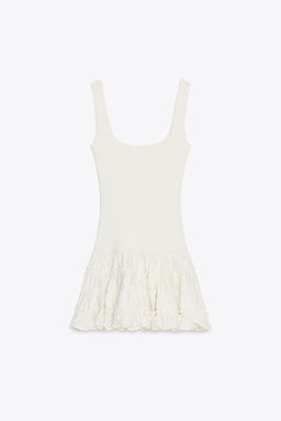 VOLUMINOUS COMBINED DRESS - Zara фото 6