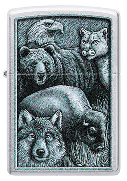 Зажигалка ZIPPO Королевство зверей | Animal Kingdom 46237  фото 2