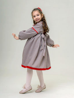 ДЛ 26-3 платье для девочки Мира красный