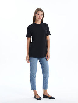 Kad?n Bisiklet Yaka D?z Tunik