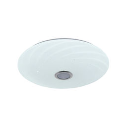 ULI-D291 72W/SW+RGB/50 MERCURY Cветильник светодиодный накладной. Диммируемый. Пульт ДУ (в/к). Встроенная Bluetooth колонка. Теплый свет(3000К)/Белый свет(4000К)/Дневной свет(6500К)/RGB. 5700Лм. TM Uniel - Volpe фото 9
