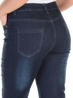 6629 DK. BLUE Джинсы зауженные женские ZAL