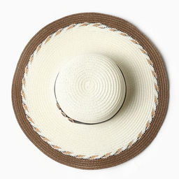 Шляпа женская MINAKU с широкими полями, коричневая, размер 58