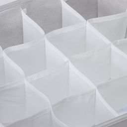 Органайзер для хранения белья LaDо́m, 16 ячеек, 32×32×12 см, серый