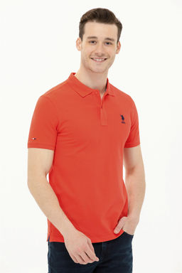 Мужская красная базовая футболка - U.s. polo assn фото 10